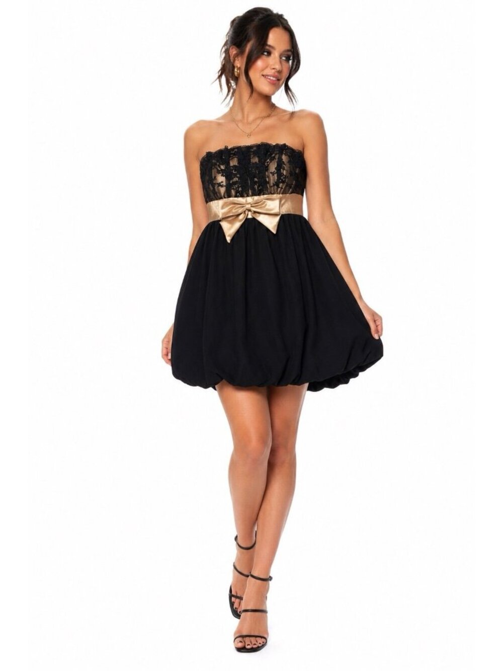 vintage Y2K JESSICA MCCLINTOCK GUNNE SAX mini dress S dark coquette party girl